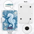 thumbnail image 2 of Hippocampus Starfish Shells Food Scale Digital Kitchen Scale Waterproof Tempered Glass Tare Function 11 lb for Baking Cooking Meal Prep, 2 of 7