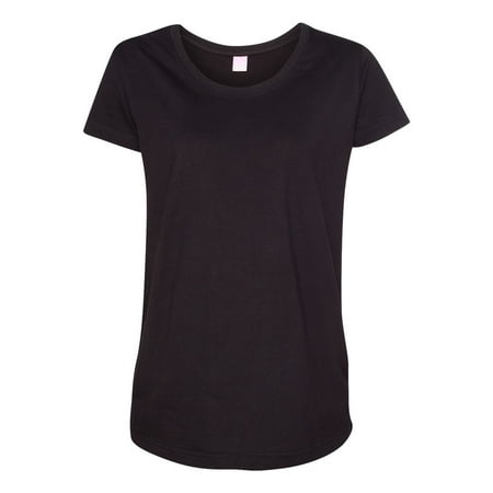 

LAT Women s Maternity Scoop Neck Fine Jersey Tee Size up to 3XL