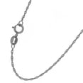 thumbnail image 6 of JewelStop 14k Solid Gold Yellow Or White 1.5 mm Singapore Chain Anklet Necklace 10" 16" 18" 20" 24" Spring Ring, 6 of 6