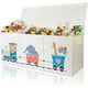 thumbnail image 1 of Caja de juguetes extragrande, organizador de juguetes resistente y plegable con tapas, caja de juguetes con forma de tren de animales para niños y niñas, 40 x 16 x 16 pulgadas, baúl de juguetes para, 1 of 7