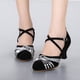 thumbnail image 5 of Zapatos de baile latino para mujeres y niñas, zapatos de baile de salón de Tango, zapatos de baile de satén suave de tacón alto, sandalias de baile de salón de 3/5/7/cm, 5 of 5