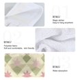 thumbnail image 2 of Yayeee Kitchen Hanging Hand Towels Set of 2 with Loop Bathroom Absorbent Tie Towel, Pastel Green Geometric, 2 of 7