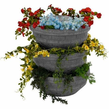 English Composting Garden, Light Granite, 3-Pack