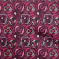 thumbnail image 1 of oneOone Velvet Magenta Fabric Abstract Diy Clothing Quilting Fabric Print Fabric By Yard 58 Inch Wide, 1 of 4