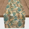thumbnail image 3 of Creative Products Tropical Cheetah Beige 16 x 90 Cotton Twill Table Runner, 3 of 3