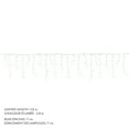 thumbnail image 2 of Danson Décor 240 5MM LED Icicle Curtain Light, Pure White, 2 of 4