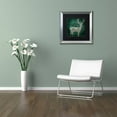 thumbnail image 3 of Trademark Fine Art "Emerald Deer" Canvas Art by Color Bakery Black Matte, Silver Frame, 3 of 4