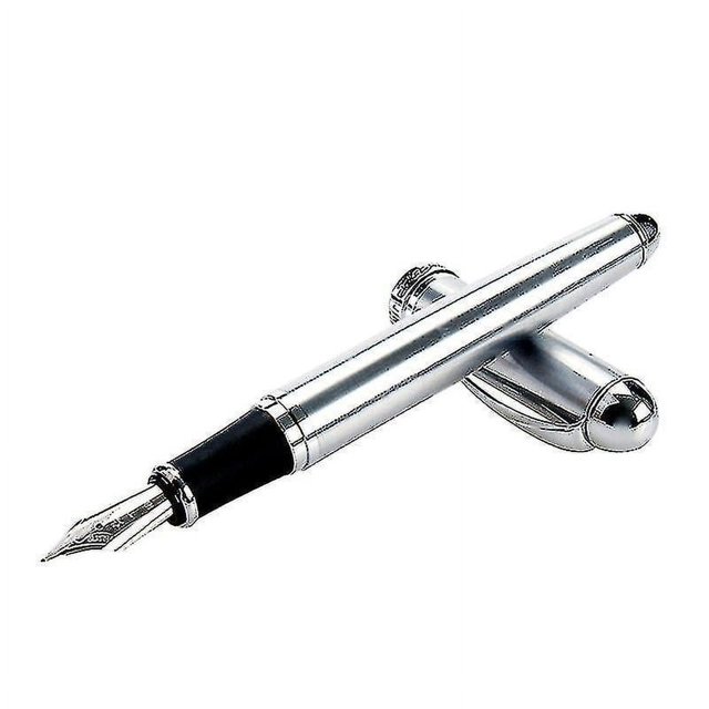 Jinhao X750 Less Steel F Fountain Pen, Medium Trim