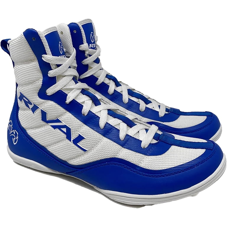 Rival Boxing RSX-Prospect Mid-Top Boxing Boots - 11 - White/Blue