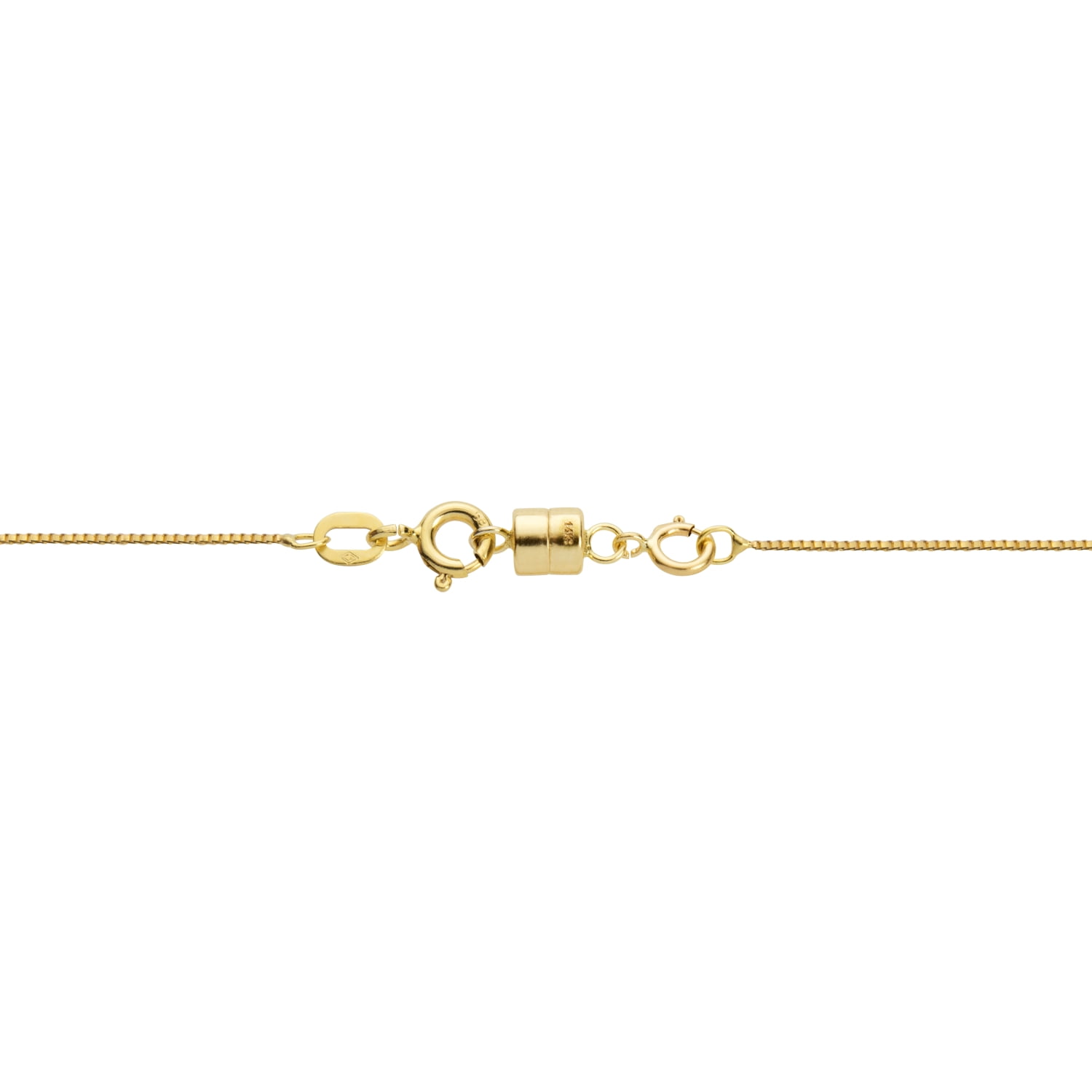 Magnetic Clasp Converter for Necklaces or Bracelets Yellow Gold Filled or Sterling Silver 14K Yellow Gold