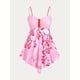 thumbnail image 1 of Tankini Talla Extra Estampado Bara Rosegal  Camisetas sin mangas de talla grande, 1 of 5