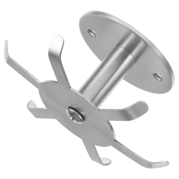 Stainless Steel Rotating Hook for Kitchen Use Silver Widely Used in Kitchen and Bathroom 6 Claw