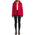 BCBG Paris Women's and Women's Plus Cloud Puffer Coat with Hood, Sizes