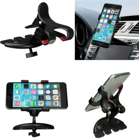 Universal 360° Rotation Car CD Slot Holder Mobile Phone Mount Stand Cradle for iPhone for Smart Cell Phone Nav GPS