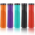 thumbnail image 4 of Splihome Bicycle Handle Grip Handle Unilateral Lock Handle Handle Non-Slip Straight Purple, 4 of 8