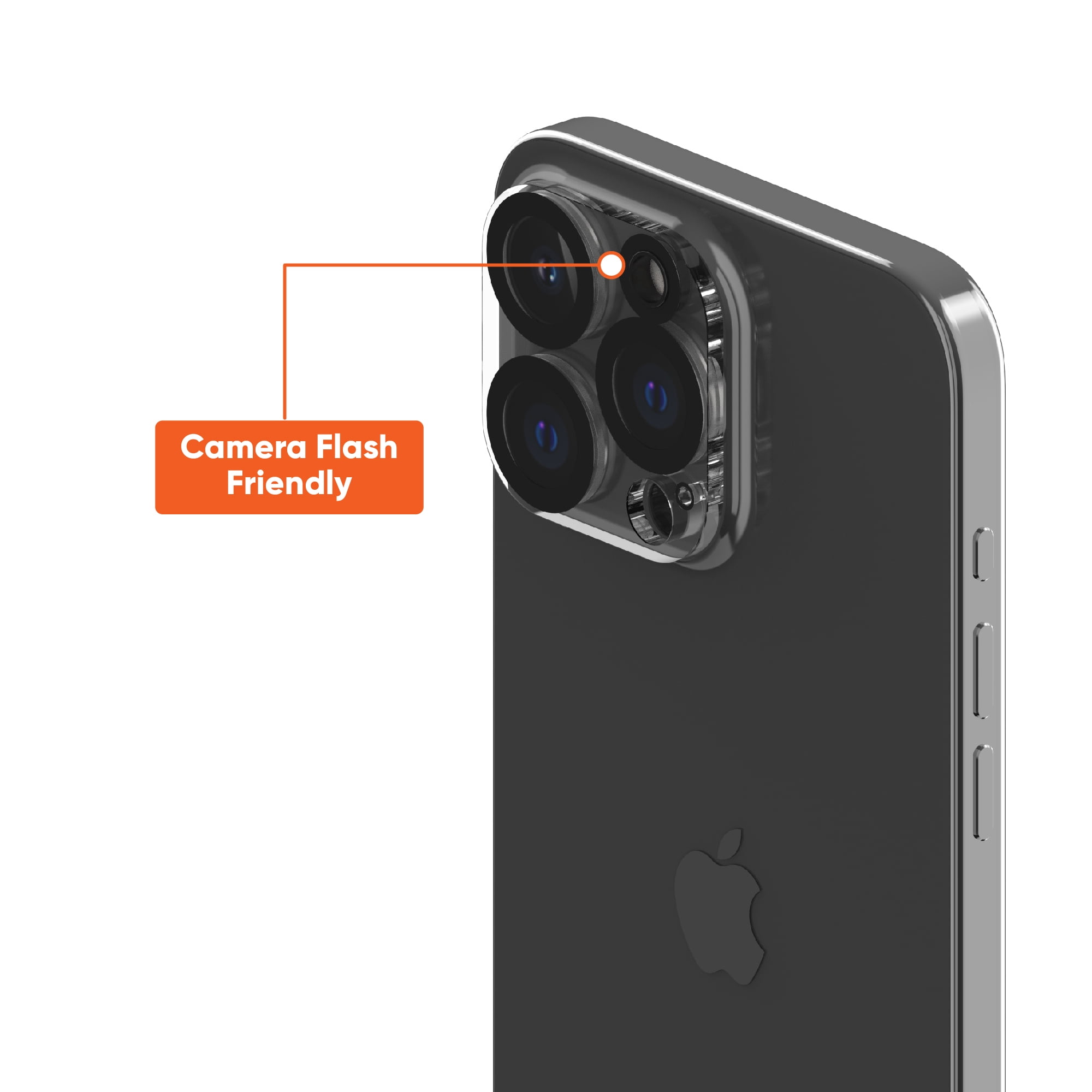 onn. Camera Glass Protector for iPhone 15 Pro Max