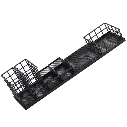 Multifunctional Pen Holder Set Pens For Desk Work Mesh Metal Pencil