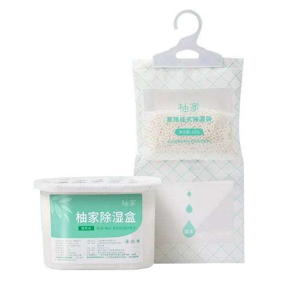 UJ UJ Ensemble de Déshumidificateurs Écologiques: 9 Sacs d'Humidité Suspendus + 2 Boîtes d'Humidité pour Protection de Garde-Robe et Placard