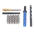 thumbnail image 3 of Kit De Reparación De Roscas Métricas, Juego De Herramientas Manuales Compatibles De 24 Piezas M10 X 1,5 X 2D Kit De Inserción De Reparación De Roscas para Resistencia De Conexión De Integridad, 3 of 8