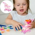 Party Game Stroller Decoration Realistic Doll Stroller Baby Doll