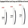 thumbnail image 2 of 5PC Catfish Fishing Rig Drag Weight Drift Drag Sinker Bottom Search Rod Long Lead Sinkers, 2 of 5