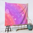 thumbnail image 3 of YFYANG Rainbow Romantic Love Tapestry, Bedroom Dormitory Living Room Decoration Tapestrys Wall Hanging , 59 x 59 in, 3 of 9