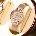 thumbnail image 2 of Explojoy Women's Luxury Quartz Watch – Waterproof, Luminous Dial, Elegant Design, 2 of 8