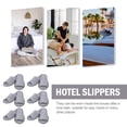 thumbnail image 4 of unbranded 6Pares Sandalias Desechables Para Casa Y Hotel Con Suela Impermeable Y Abierto, 4 of 5