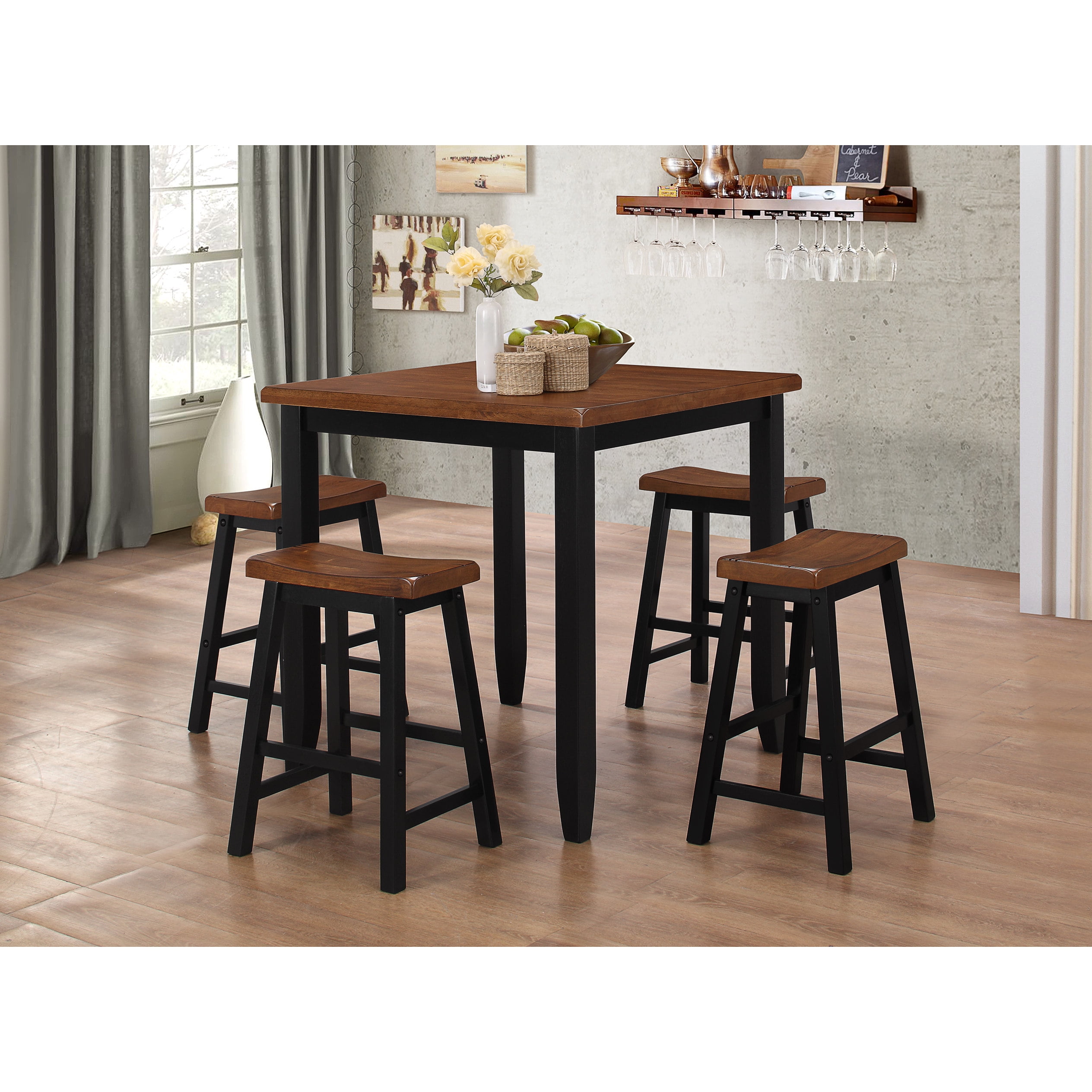Simmons Winston 5 Piece Pub Table Set - Walmart.com Simmons Winston 5 Piece Pub Table Set - Walmart.com