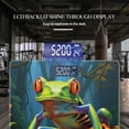 thumbnail image 3 of High Precision Body Weight Scale Smart Bathroom Scales with Large LCD Display(400lbs),Decorative for Bedroom-Colorful Red-Eyed Tree Frog Sitting On Branch In The Jungle, 3 of 4
