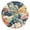 Gold, variant on Round Art Wall Clock Vintage Oil Painting Texture Decorative Clock Black Pointer, Multi-Purpose Desktop & Hanging Creative Decor Clock for Home Living Room Space Suit Anime