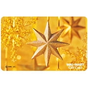 Angle View: Gold Star Gift Card