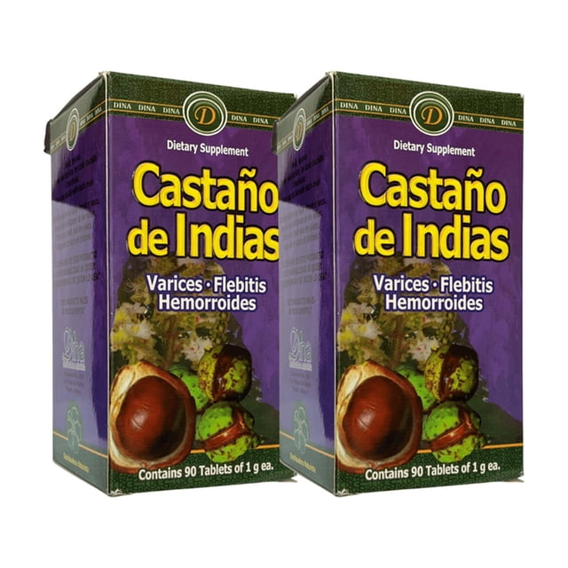 Castaño De Indias Suplemento Alimenticio Circulación 90 Tabs Pack 2
