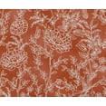 thumbnail image 2 of Soimoi Floral Theme Waterproof Fabric | Outdoor Material by 5 Yard | Tear-Resistant, UV Safe | Great for Bags, Rainwear, Covers & Curtains, Awning Cover Cloth - Orange, 2 of 7