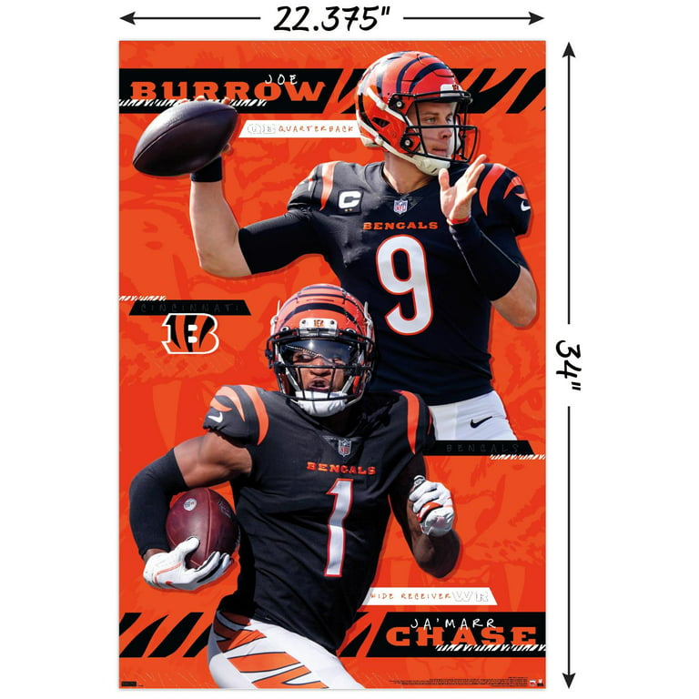 NFL Cincinnati Bengals - Dynamic Duo 21 Wall Poster, 22.375' x 34'