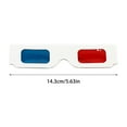 thumbnail image 3 of Lunettes Stéréoscopiques 3D en Papier Rouges et Bleues Cadre en Papier 3D Lunettes Stéréoscopiques Lunettes de Cinéma 3D Robe d'Événement Bricolage pour Filles Drapeaux de Fête sur une Corde et Organisateur de Planificateur d'Événement 2022 Robe d'Événement pour, 3 of 4