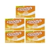 Goody's Extra Strength Headache Powder, Cool Orange Flavor Dissolve Packs, 4 Individual Packets, 5 Pack