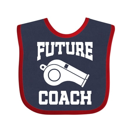 

Inktastic Future Coach Sports Coaching Gift Baby Boy or Baby Girl Bib