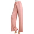 thumbnail image 3 of Pantalones de yoga de pierna ancha para mujer, cómodos pantalones de entrenamiento modales, pantalones holgados, pantalones palazzo fluidos, pantalones de baile de moda, 3 of 4