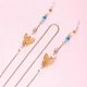 thumbnail image 3 of 1pc Fashion Eyeglass Chain Alloy Decor Anti-slip Eyewear Rope Glasses Hanging Strap (Golden), 3 of 3