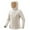 White, variant on Dealovy Women Plus Size Windbreaker Jacket Fleece Line Hooded Jackets Fall Winter Hiking Outerwear