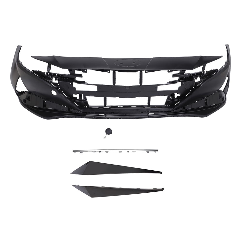 Primed Front Bumper Cover Assembly For Hyundai Elantra 2021-2023