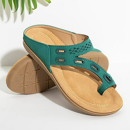 

Women s Fashion Casual Platforms Floral Wedges Slippers Outdoor Shoes