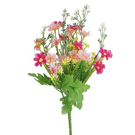 Flower Plant Photo - Artificial Silk Flower Leaves Branch Lifelike Floral Plant Home Wedding Decoration Photo Props