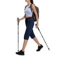 thumbnail image 5 of cocolona Womens Summer Casual Drying Cargo Capri Pants Elastic Waist Drawstring Straight Outdoor Hiking Cropped Pants with Pockets, 5 of 5