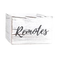 thumbnail image 1 of Caja de almacenamiento de escritorio de madera Caja de almacenamiento de escritorio para mesa Sala de estar Oficina Blanco, 1 of 9