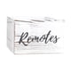 thumbnail image 1 of Caja de almacenamiento de escritorio de madera Caja de almacenamiento de escritorio para mesa Sala de estar Oficina Blanco, 1 of 9