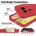 thumbnail image 5 of Compatible with Oppo Find X6 Pro Case Shockproof, Liquid Silicone Ultra Slim Protective Oppo Find X6 Pro Phone Case Anti-Scratch Soft Cover with Full Body Protection Cases (Red), 5 of 14