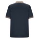 thumbnail image 3 of Mens Manga Corta Botón Abajo Camisas Patchwork Fallow Patrón Cuello Redondo Deportes Top para Diario, 3 of 6