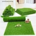 thumbnail image 2 of Fake Green Grass Mat Grass Mat Green Artificial Lawns Turf Carpets Fake Sod Simulation Moss Lawn Turf DIY Micro Landscape Decor, 2 of 9